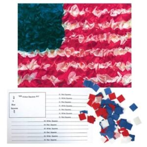 American Flag Tissue Craft Kit