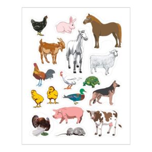 Farm Animals Sticker Forms