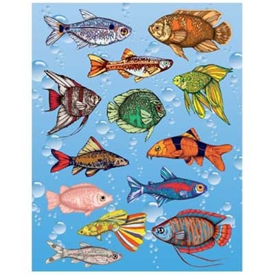 Fish Sticker Forms
