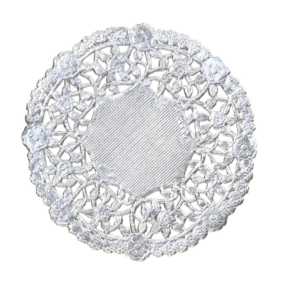 Hygloss Heart Doilies: 18 Gold and Silver, 32 White and Red, 4, 100