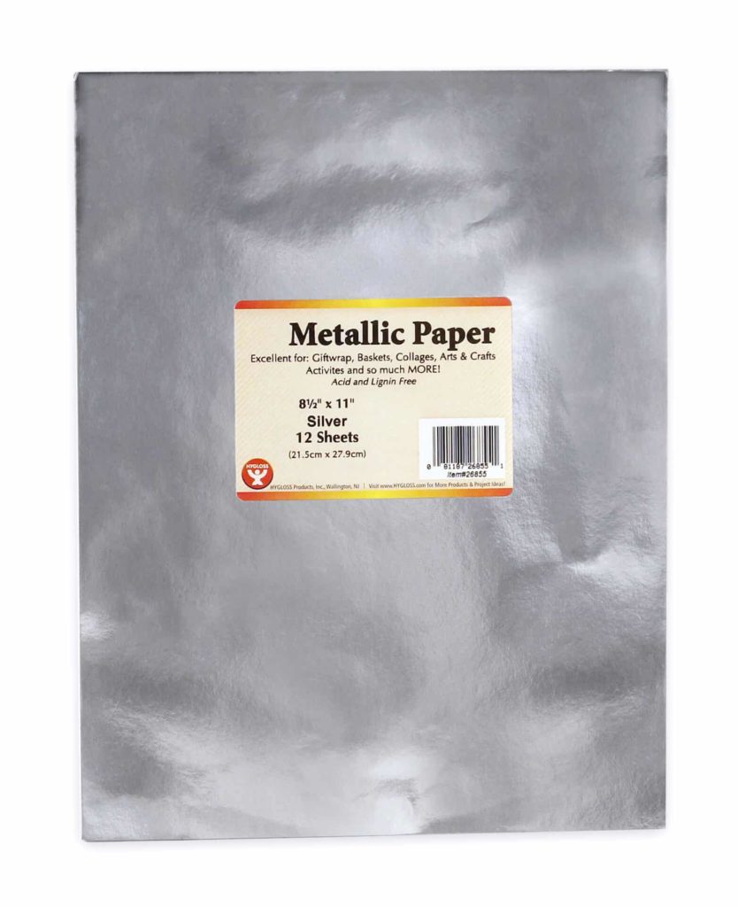 Hygloss® Metallic Foil Paper, 10 x 8-1/2 (HYG108)