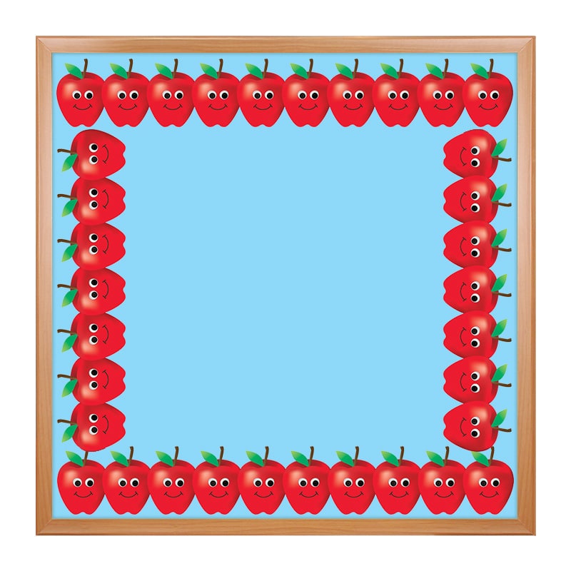 Classroom Border - Happy Apples Die-Cut Border
