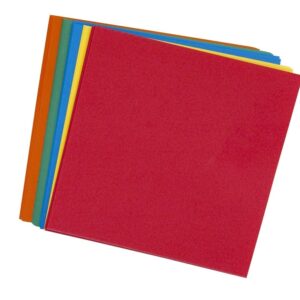 bright color paper squares