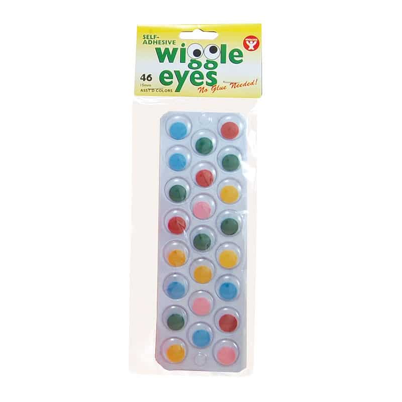 Assorted Adhesive Wiggle Eyes by Creatology™