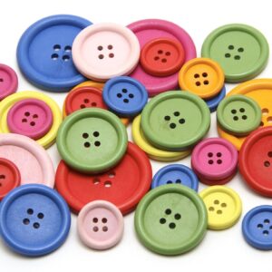 Bright Wooden Buttons