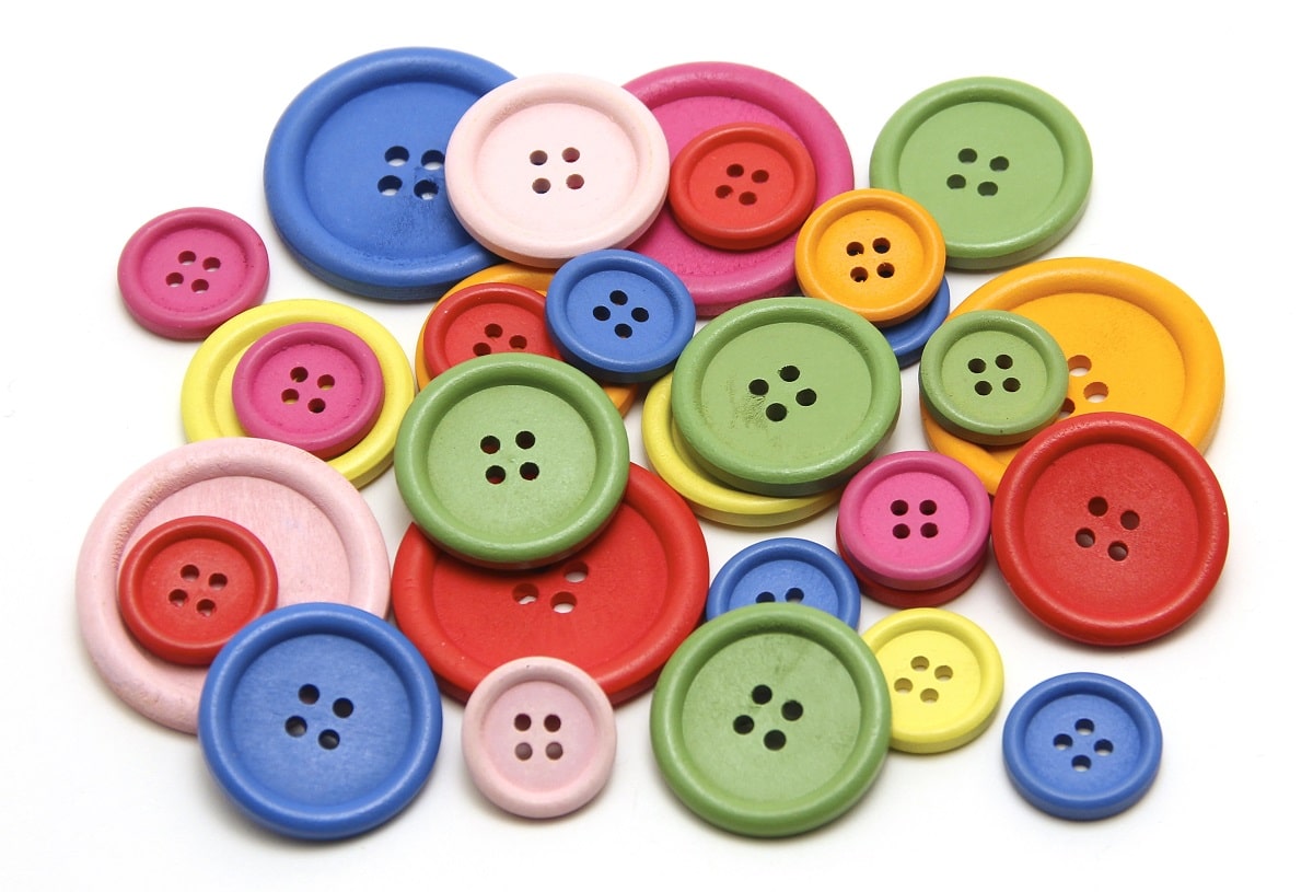 Bright Wooden Buttons