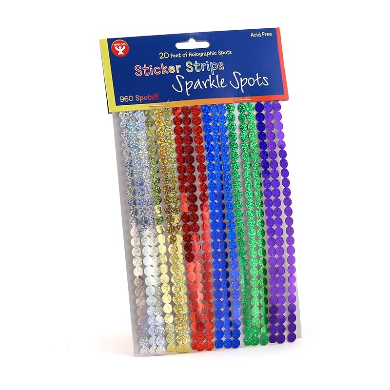 Sparkle Spots Sticker Strips