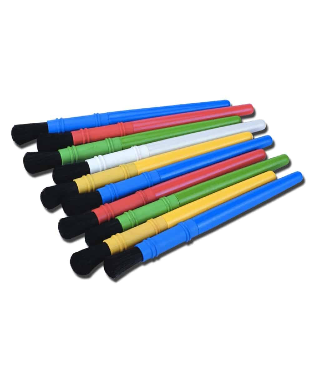 Stubby-Grip Paint Brushes - 10 Pack