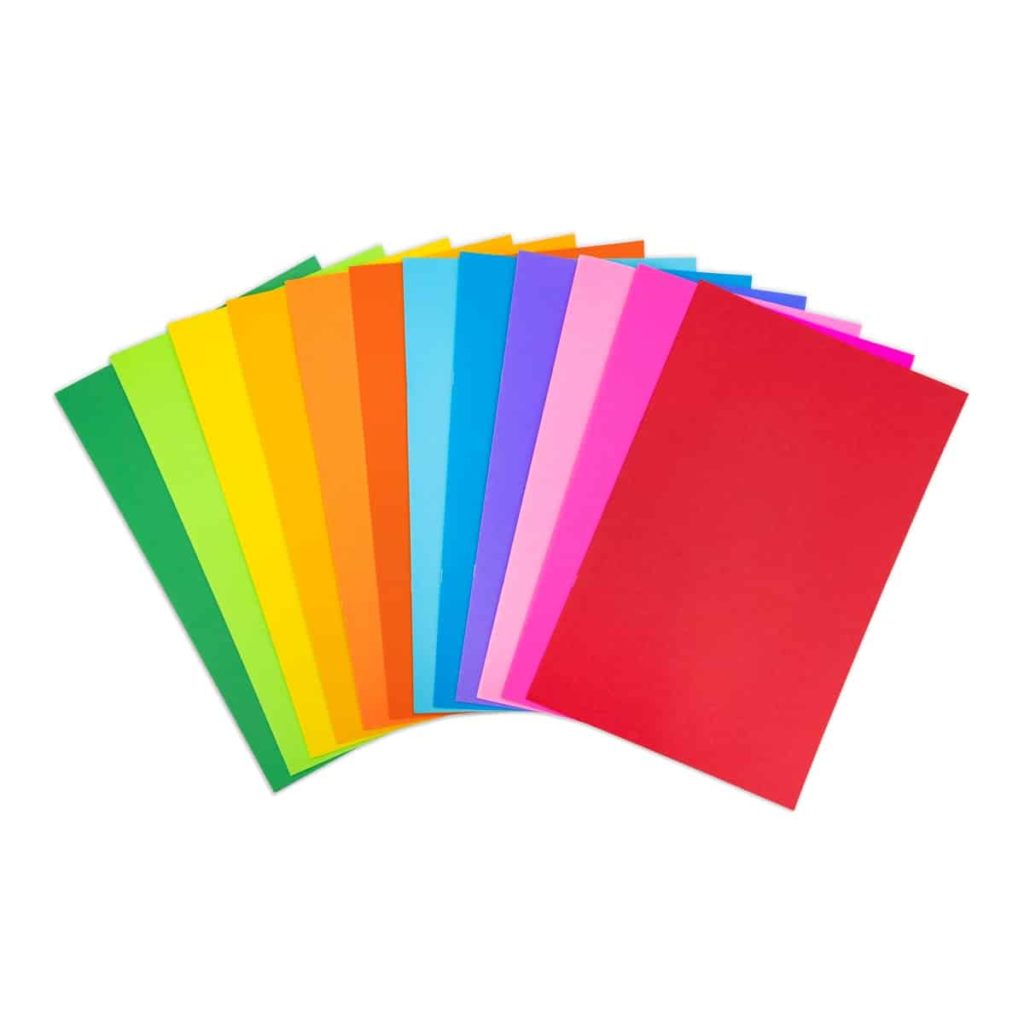 6 Bright Jumbo Blank Books in Asst'd Colors - 11" x 17", 12 pages