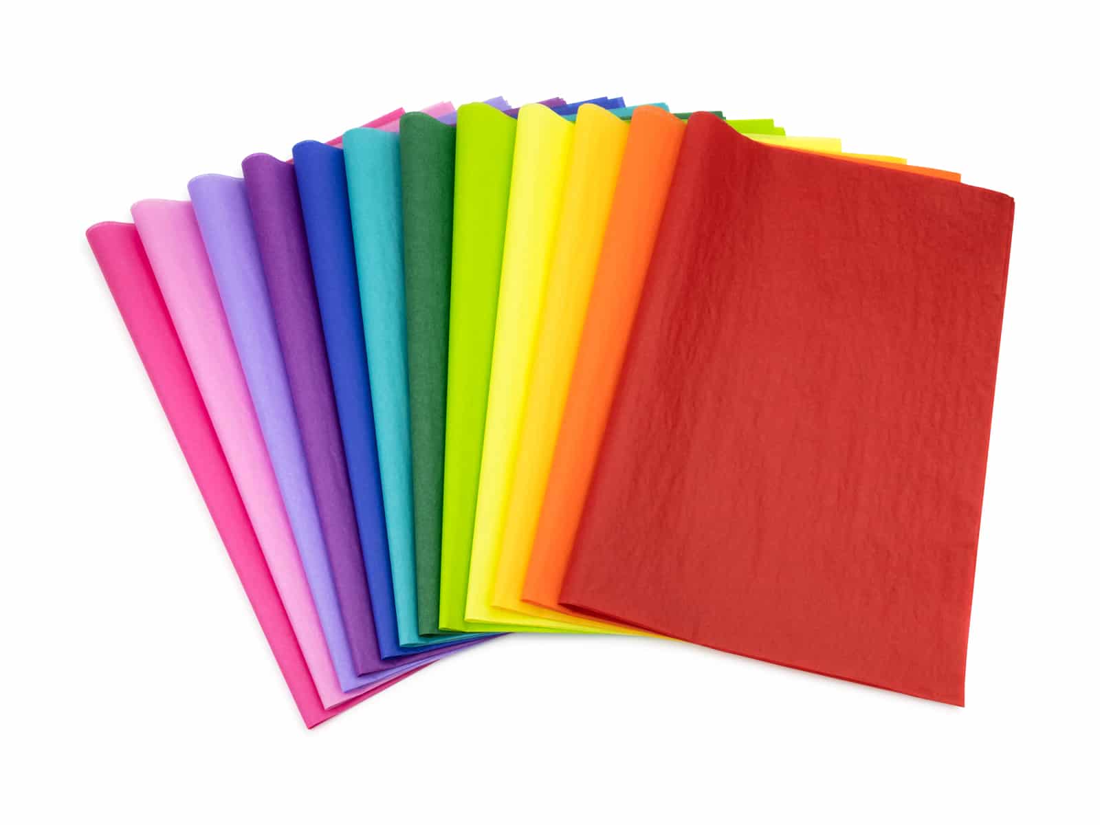 80 Sheets Assorted Coloured Tissue Paper Art & Craft Brand New 