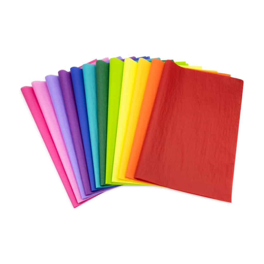 Tissue Paper for Gift Bags, 150 Sheets 30 Assorted Colored Tissue Paper  Bulk for