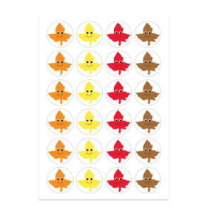 happy leaves stickers