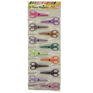 paper shapers decorative scissors in pouch