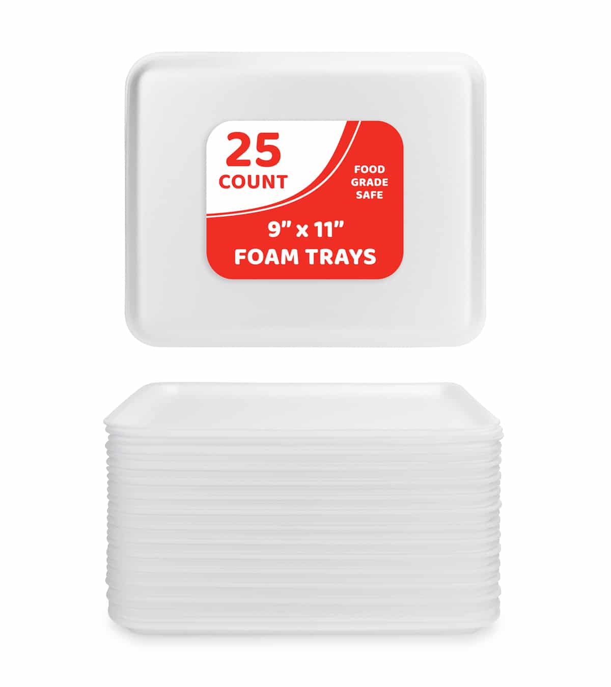 Hygloss® Foam Trays, 2 Packs of 25
